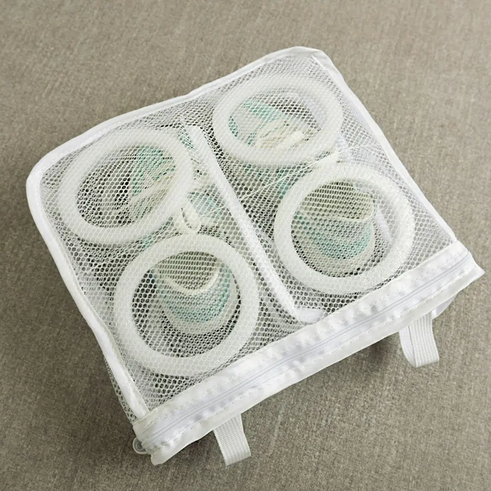 2Pcs Mesh Washing Machine Shoes Bag Laundry Bag Travel Airing Dry Tool