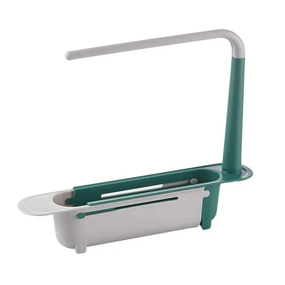 Telescopic Sink Rack Storage Drain Basket