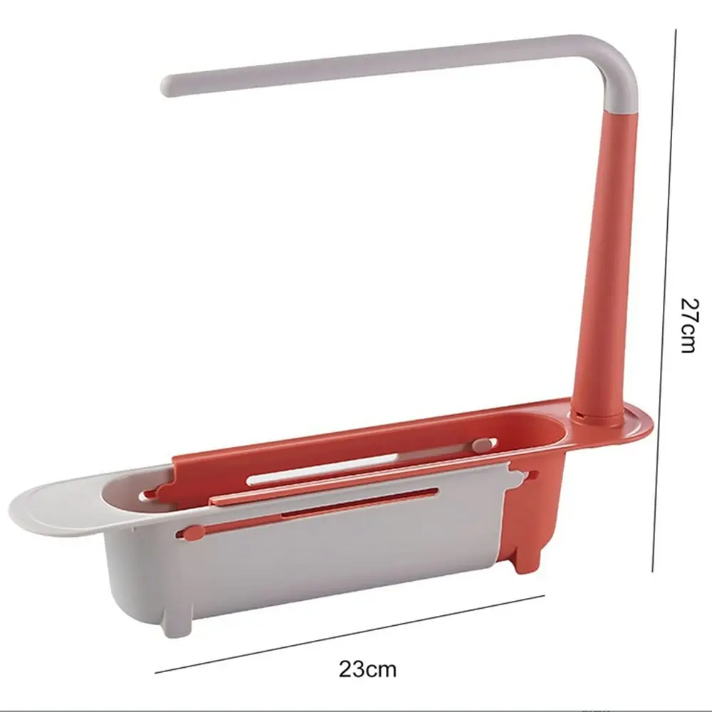 Telescopic Sink Rack Storage Drain Basket