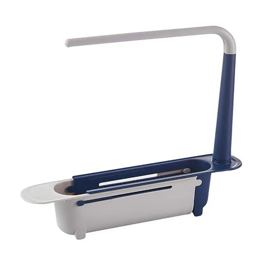 Telescopic Sink Rack Storage Drain Basket