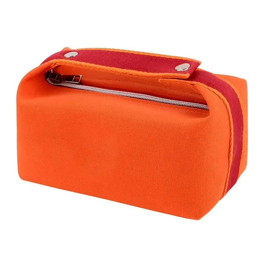 Fashion Portable Canvas Makeup Bag Cosmetic Bag Organizer Travel Toiletry Bag