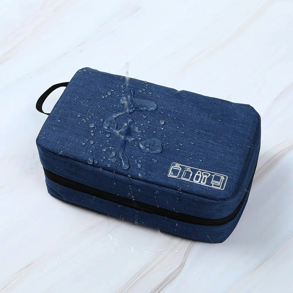 Toiletry Bag With Hanging Hook Cosmetic Bag Travel Shaving Organizer Bag