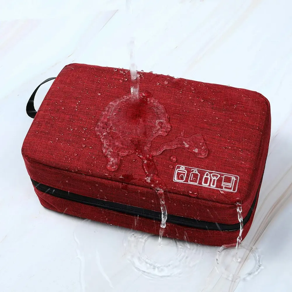 Toiletry Bag With Hanging Hook Cosmetic Bag Travel Shaving Organizer Bag