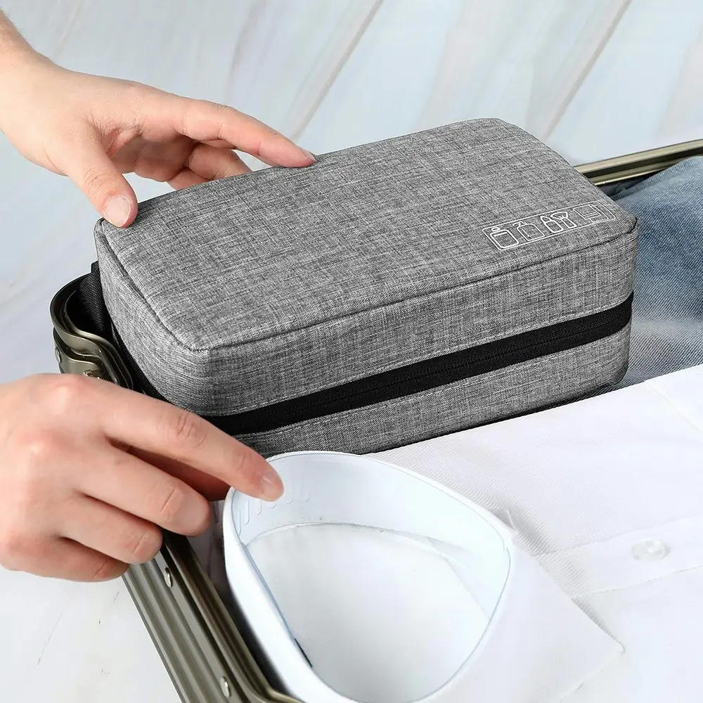 Toiletry Bag With Hanging Hook Cosmetic Bag Travel Shaving Organizer Bag