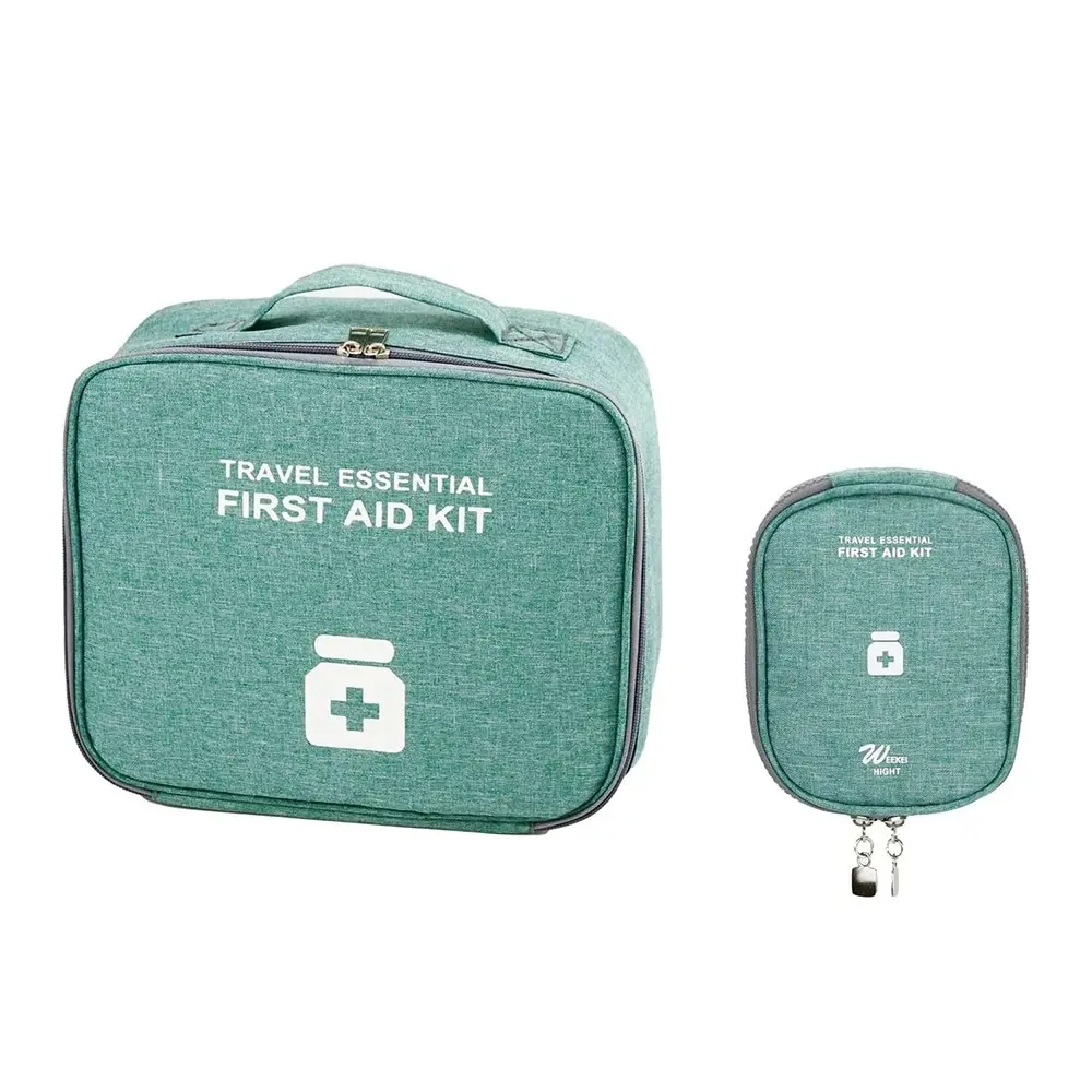 2Pcs First Aid Bags Travel Medicine Bag Medical Supplies Organizer Bag