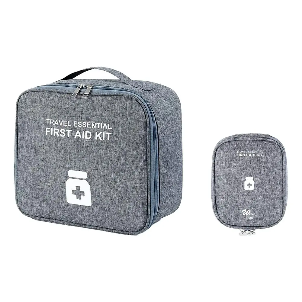 2Pcs First Aid Bags Travel Medicine Bag Medical Supplies Organizer Bag