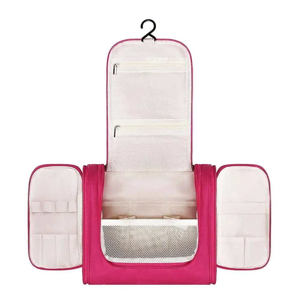 Multi-Compartment Hanging Waterproof Toiletry Bag Travel Organizer