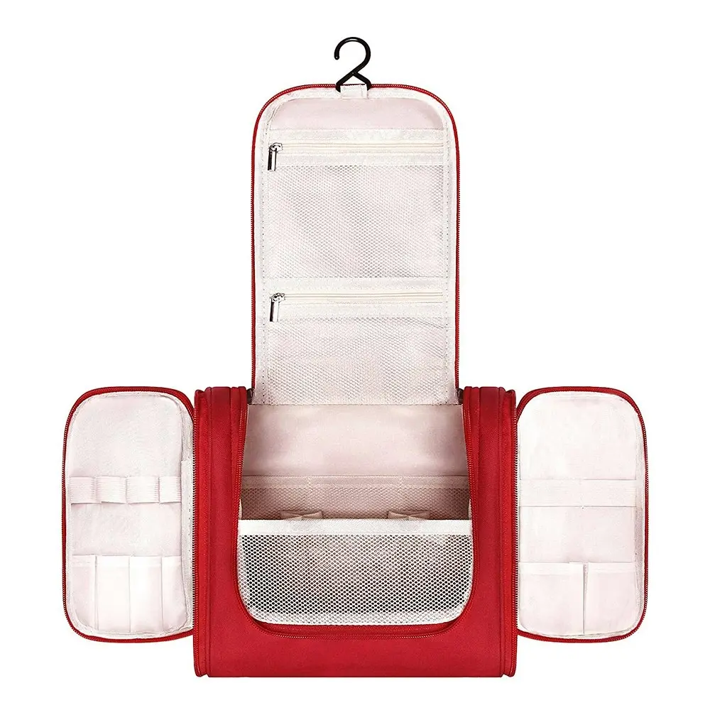 Multi-Compartment Hanging Waterproof Toiletry Bag Travel Organizer