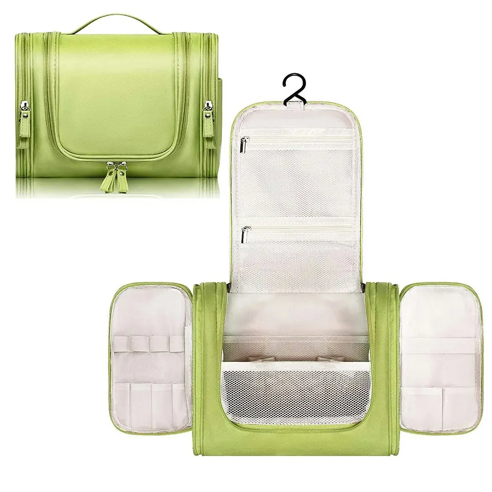 Multi-Compartment Hanging Waterproof Toiletry Bag Travel Organizer