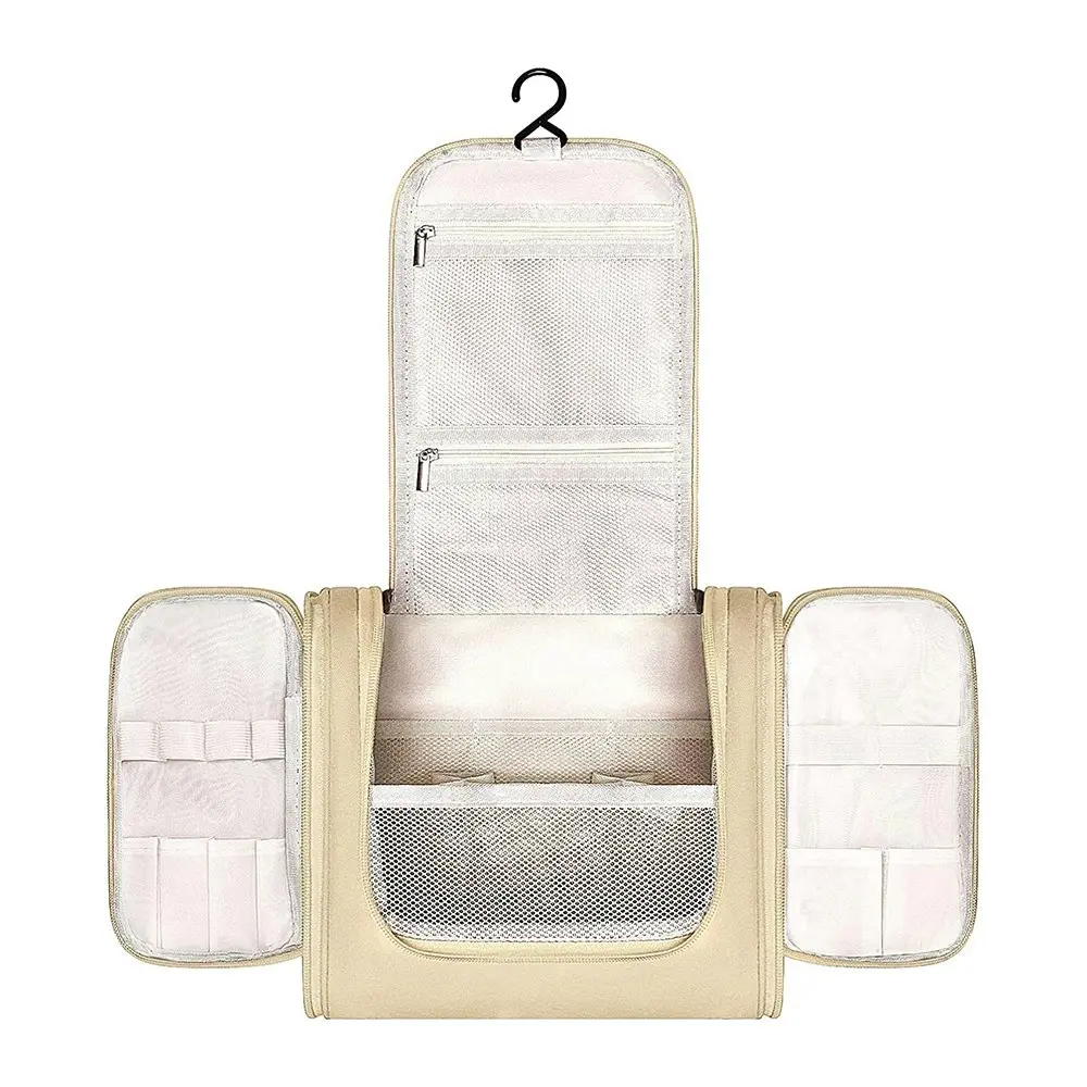 Multi-Compartment Hanging Waterproof Toiletry Bag Travel Organizer