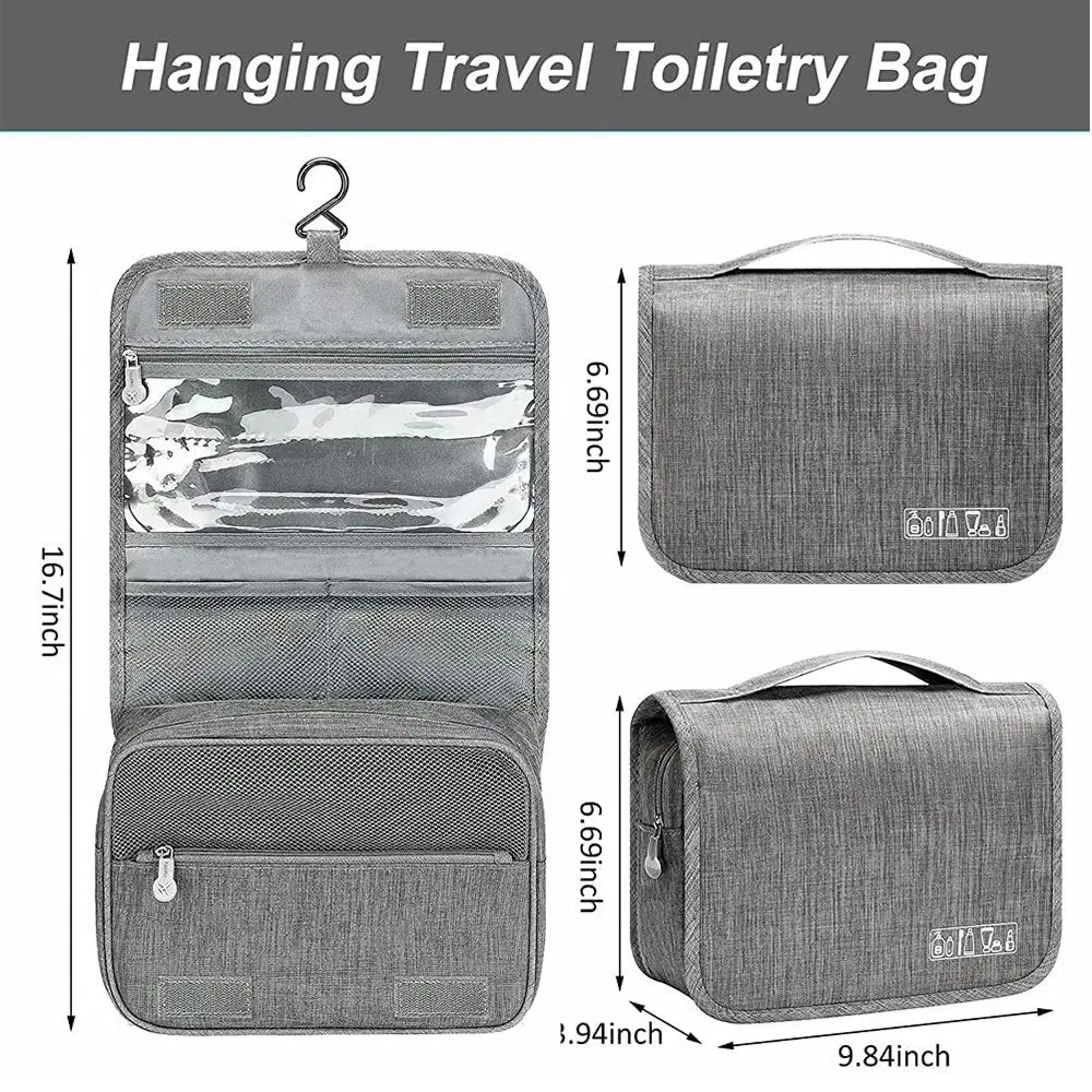 Waterproof travel Toiletry Bag Travel hanger cosmetic bag