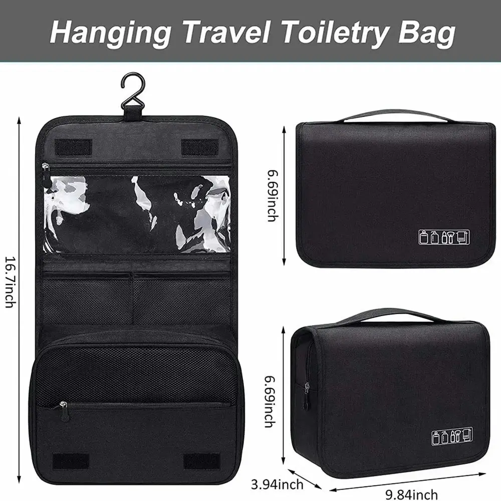 Waterproof travel Toiletry Bag Travel hanger cosmetic bag