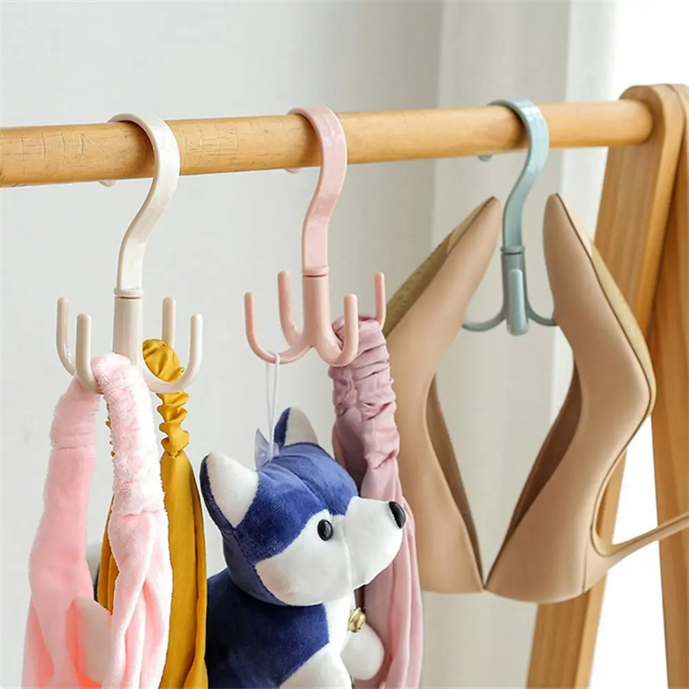 360¡ãRotating Four-claw Hook Bag Holder Wardrobes Clothes Rack