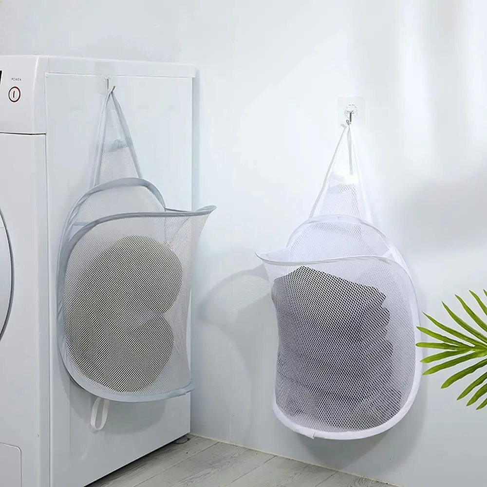 2 Pack Hanging Laundry Hamper Laundry Basket Collapsible Dirty Clothes Hamper