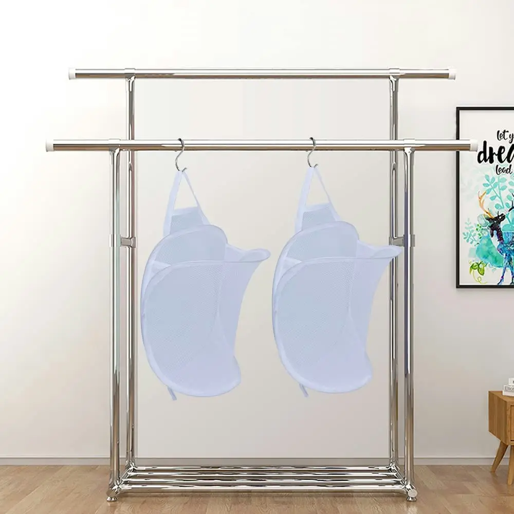 2 Pack Hanging Laundry Hamper Laundry Basket Collapsible Dirty Clothes Hamper