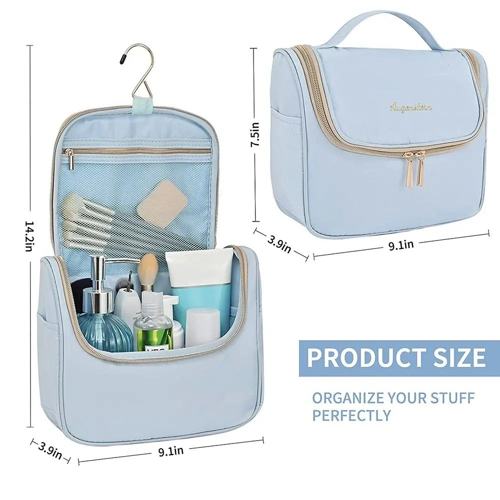 Makeup Bag Travel Cosmetic Bag Hand-Portable Toiletry Bag Organizer For Women