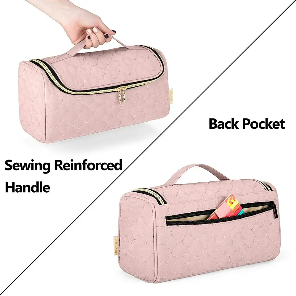 Portable Storage Bag with Hanging Hook for Hair Curler Accessories