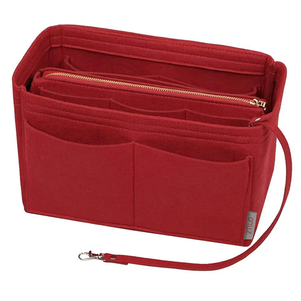 Purse Organizer Insert Handbag & Tote Organizer Bag In Bag?With Zipper