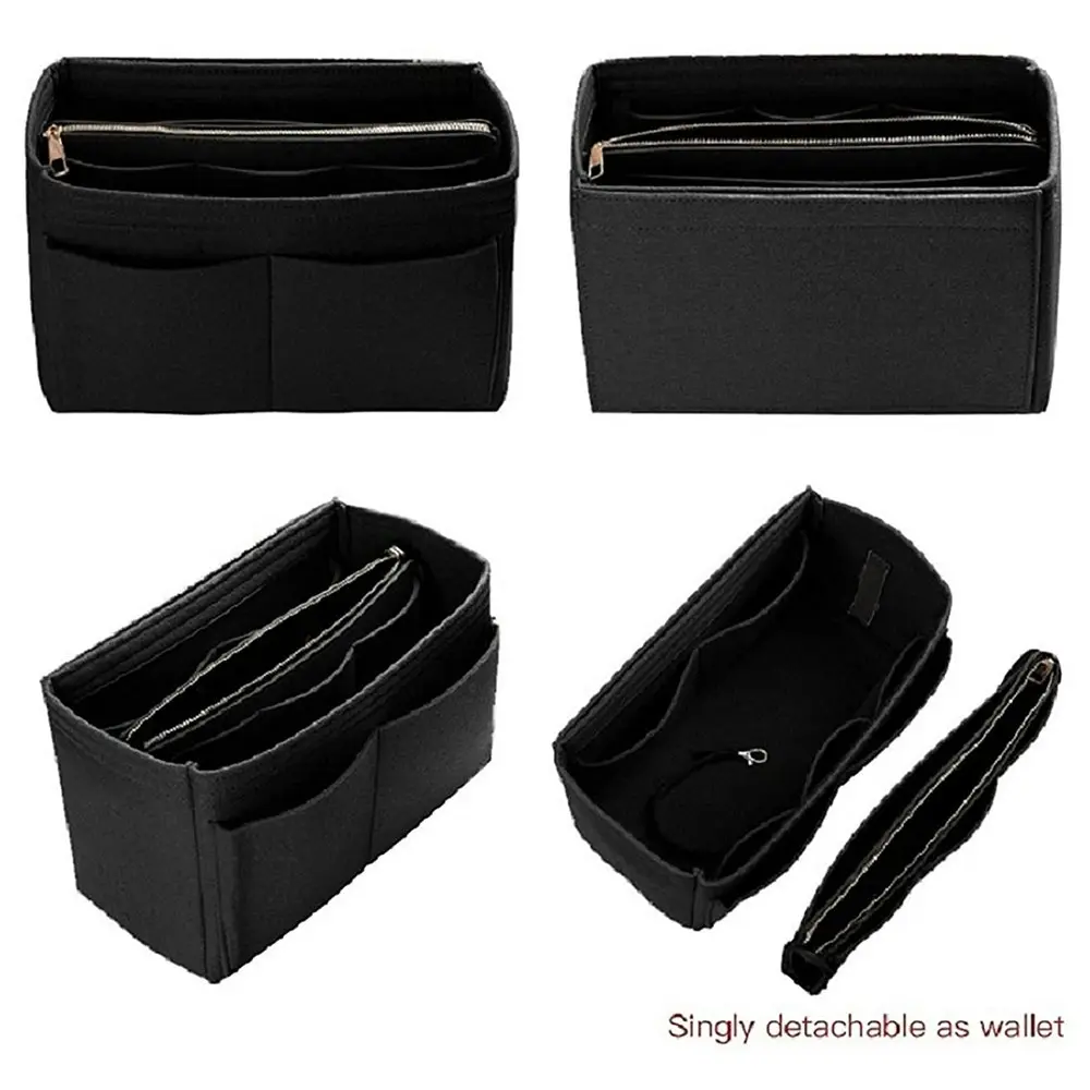 Purse Organizer Insert Handbag & Tote Organizer Bag In Bag?With Zipper