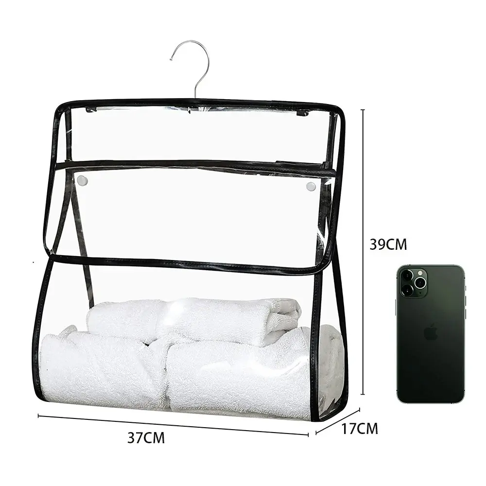 Wall Hanging Large Waterproof Bathroom Toiletry Bag Clear Shower Bag