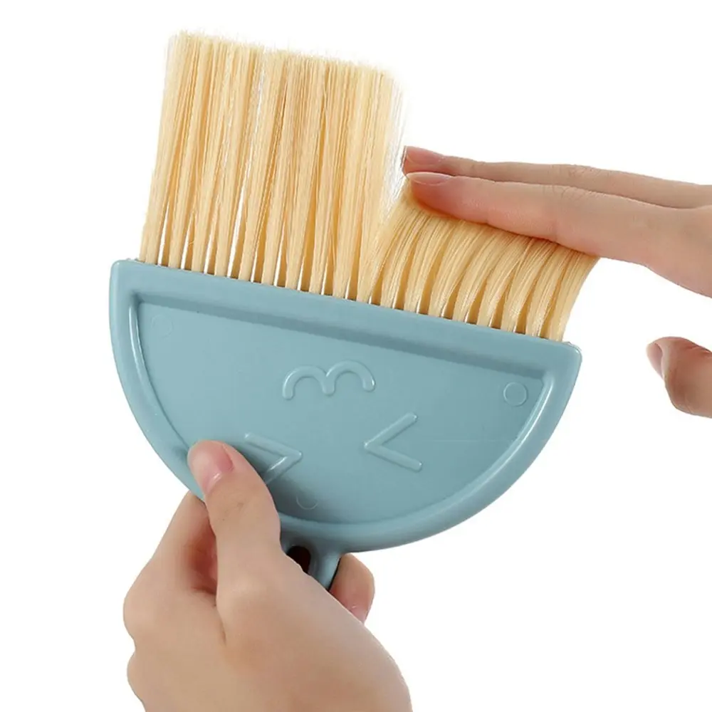 3Pcs Desktop Mini Broom Keyboard Cleaning Brush Broom With Dustpan Set