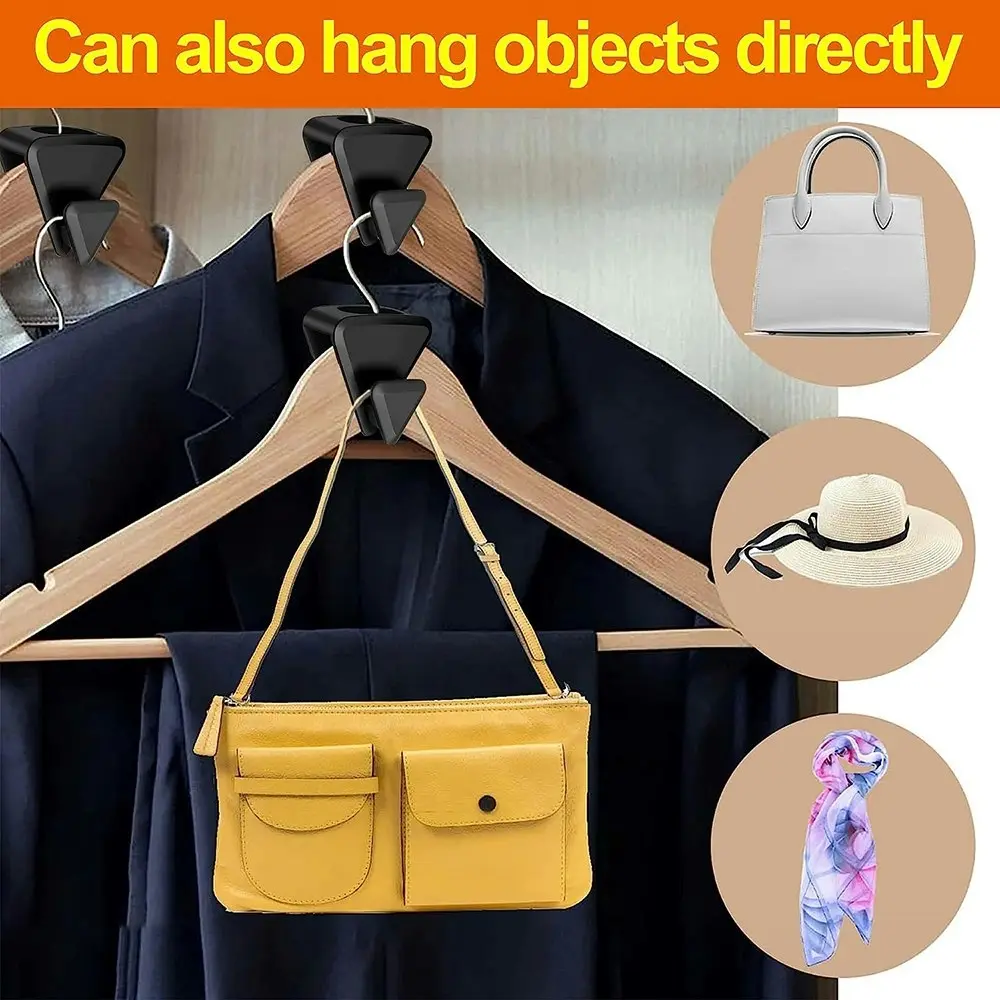 18Pcs Space Saving Closet Organizers Storage Hanger Extender Connection Hooks