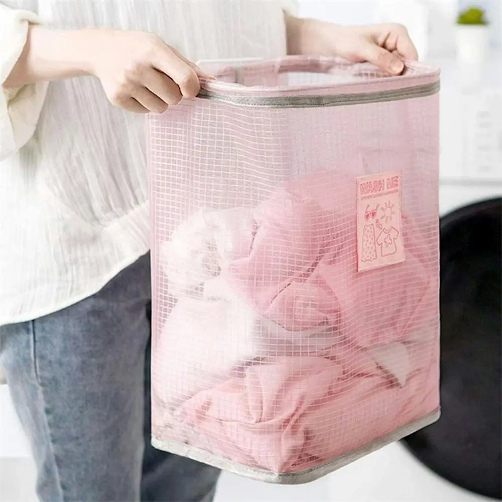 2-Pack Wall Mounted Laundry Basket With Foldable