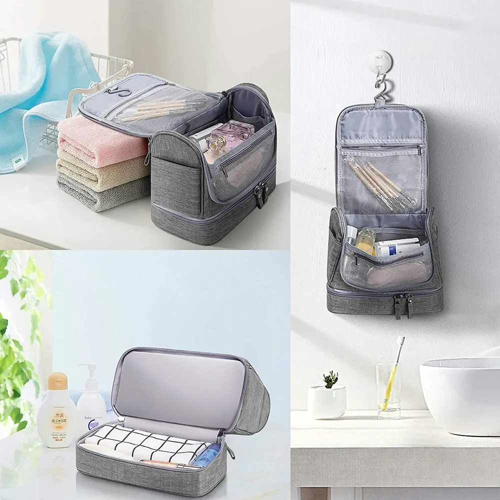 Hanging Waterproof Travel Toiletry Bag Makeup Organizers