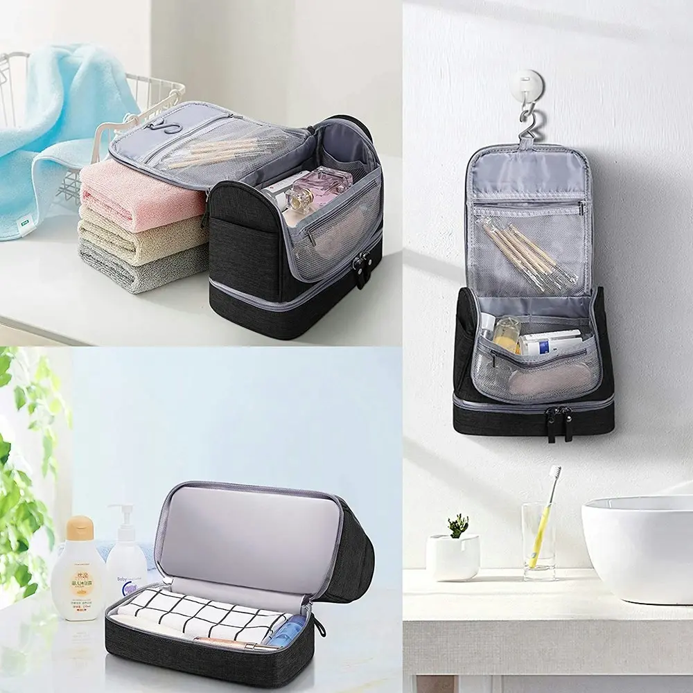 Hanging Waterproof Travel Toiletry Bag Makeup Organizers