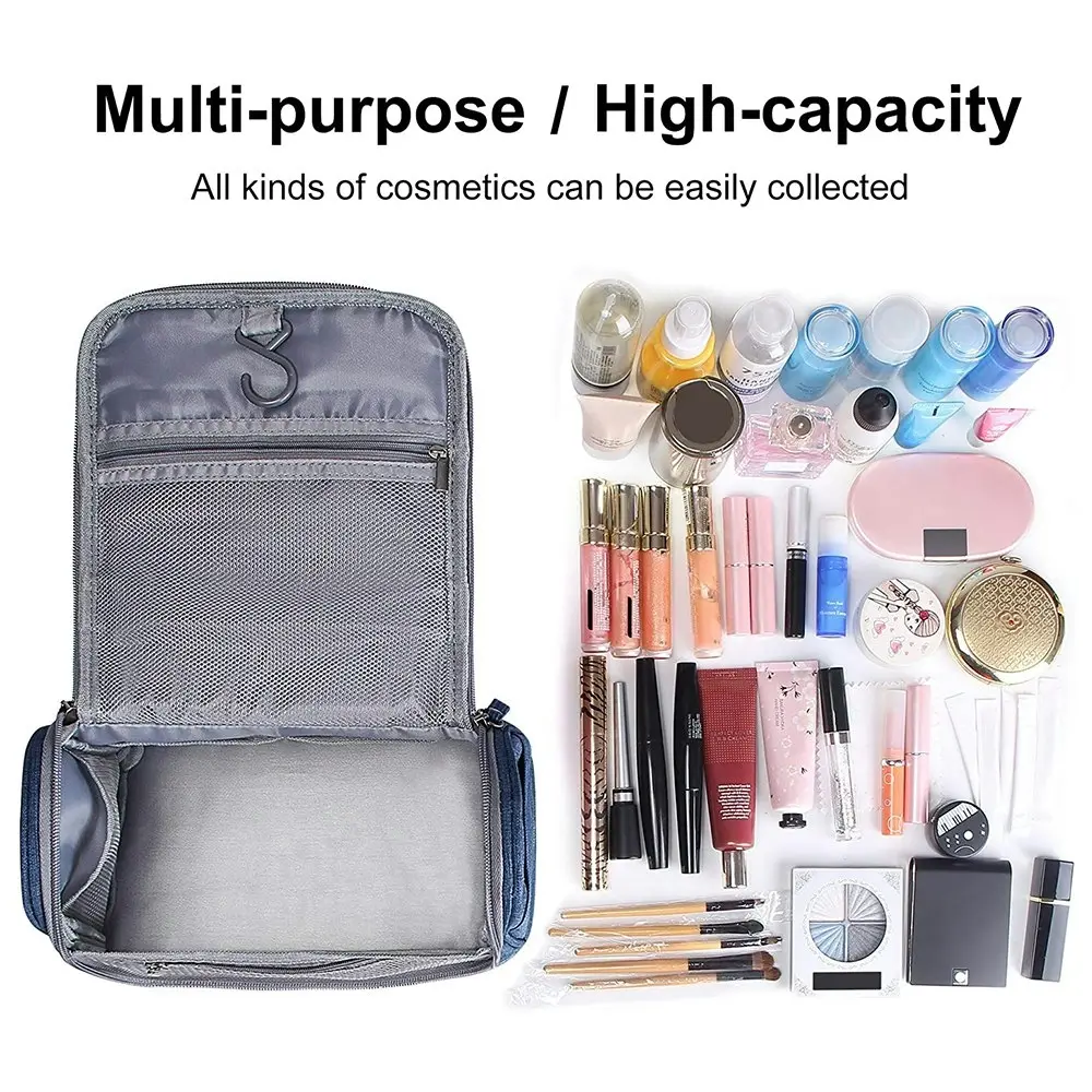 Hanging Waterproof Travel Toiletry Bag Makeup Organizers