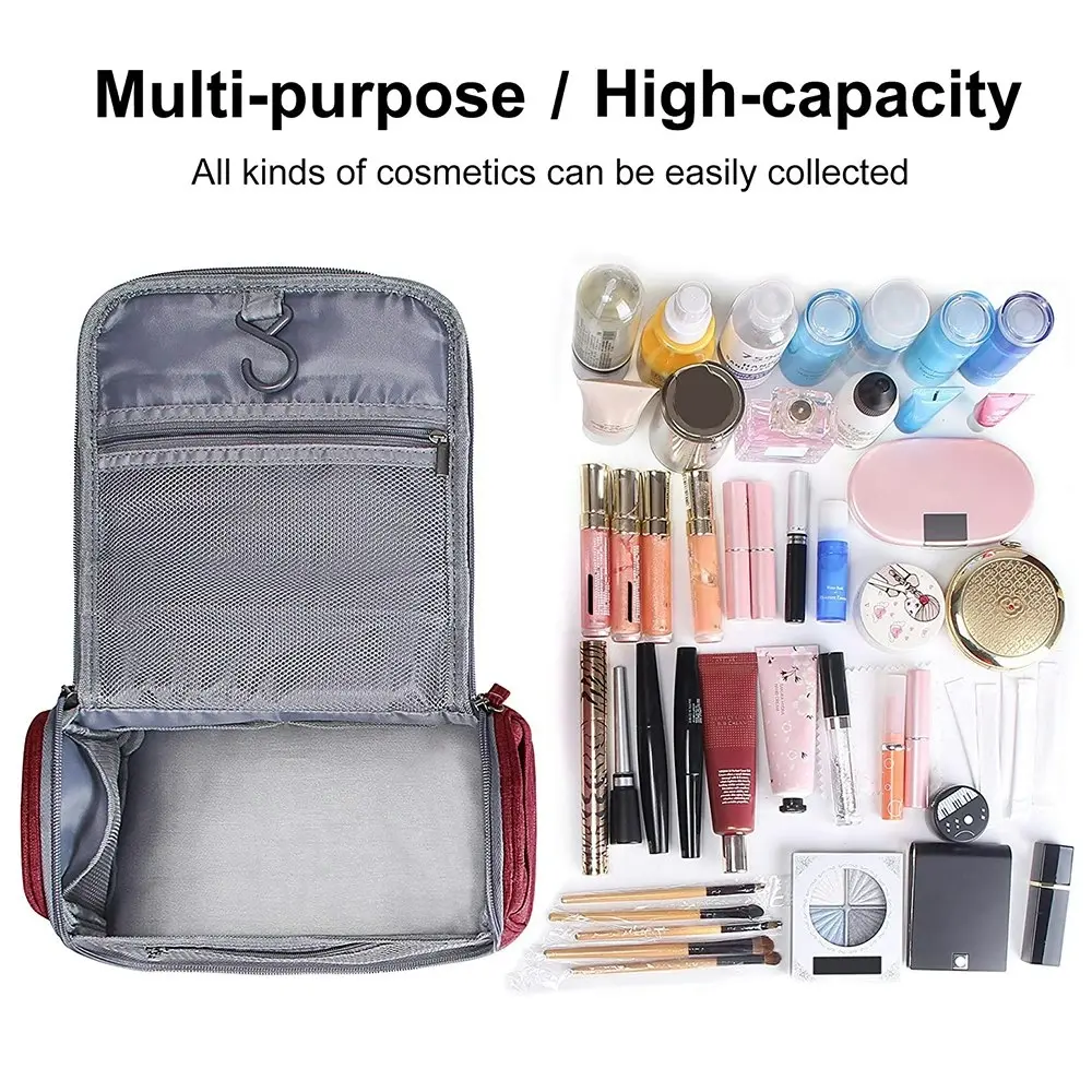 Hanging Waterproof Travel Toiletry Bag Makeup Organizers