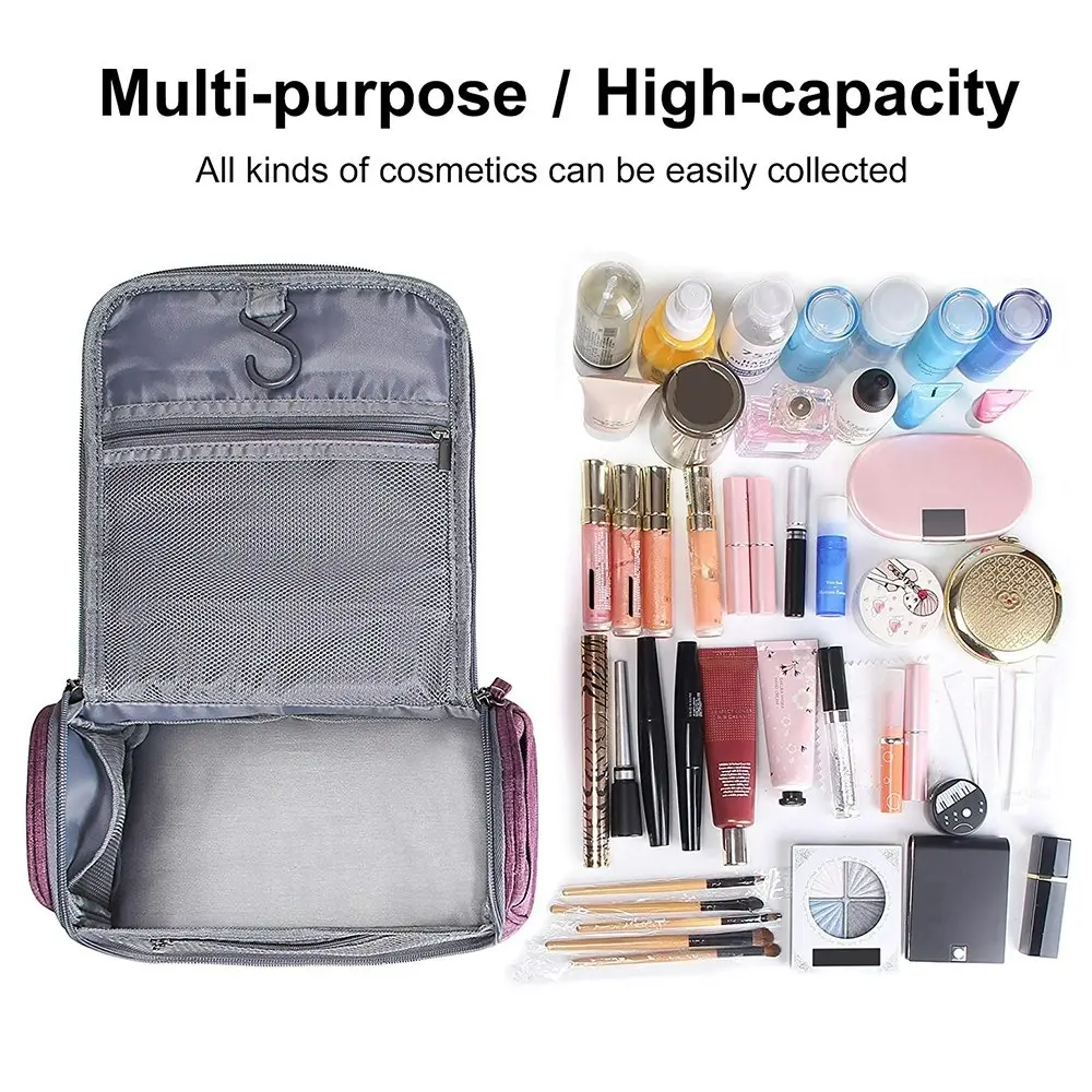 Hanging Waterproof Travel Toiletry Bag Makeup Organizers