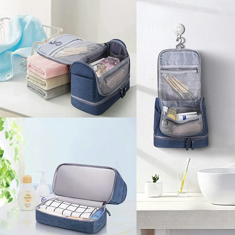 Hanging Waterproof Travel Toiletry Bag Makeup Organizers