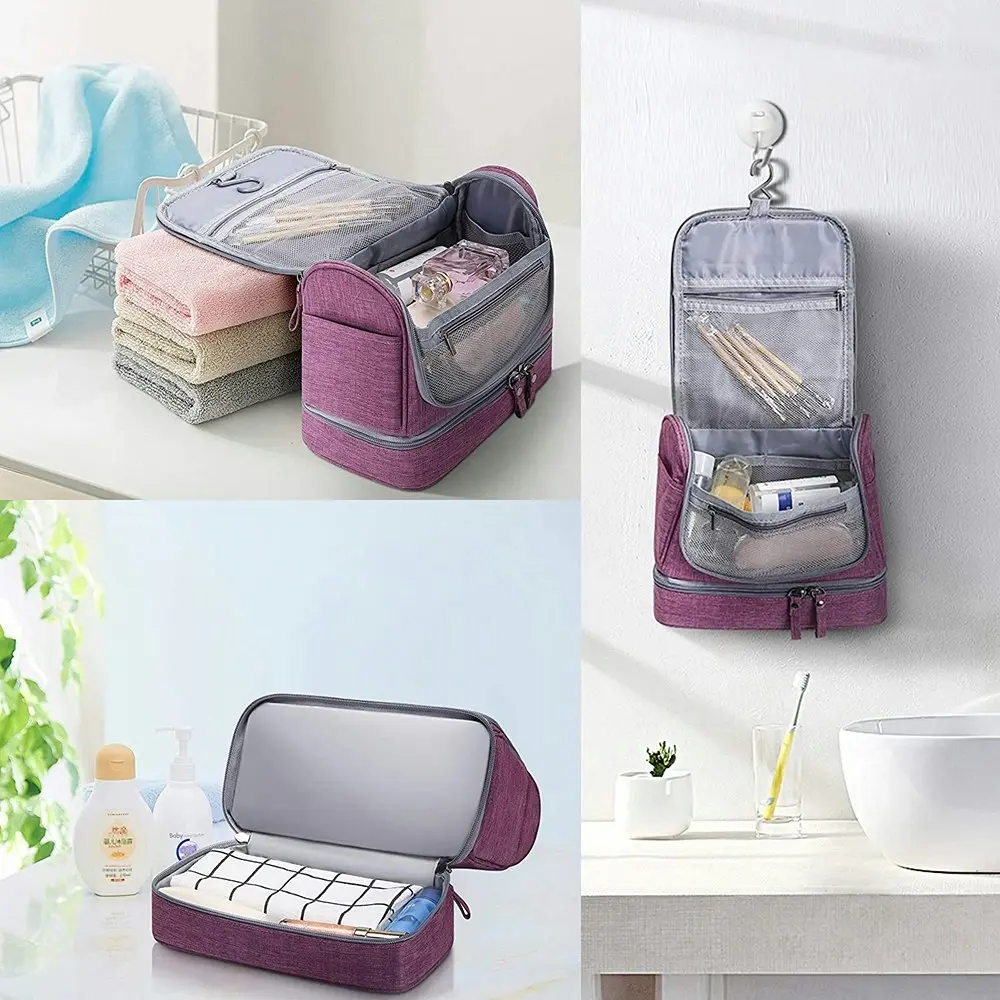 Hanging Waterproof Travel Toiletry Bag Makeup Organizers