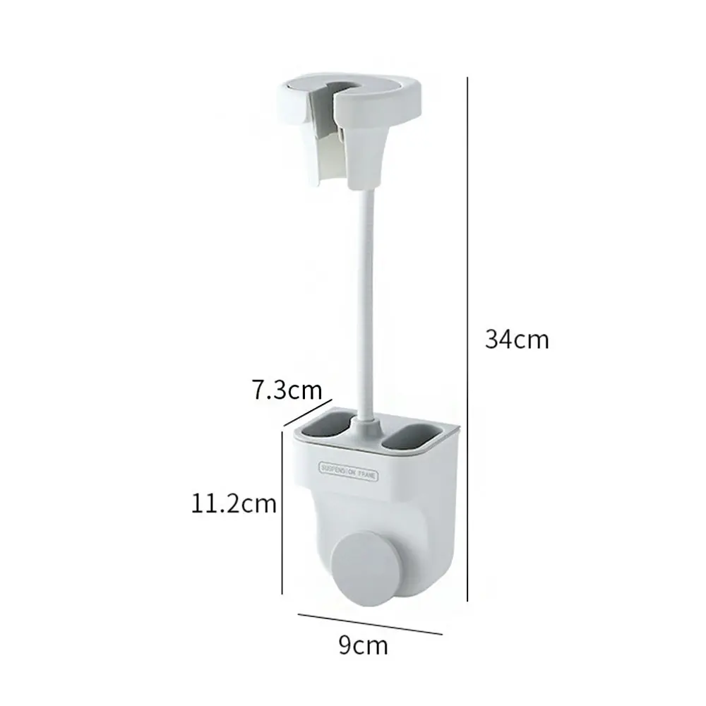 Lazy hair dryer bracket wall-mounted punch-free universal shower bracket