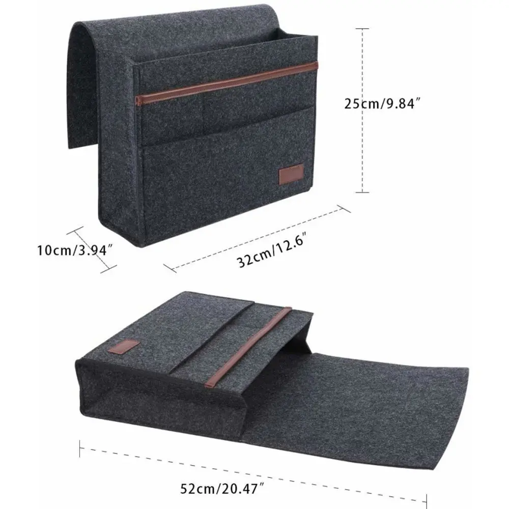 Bedside storage bag felt storage hanging bag