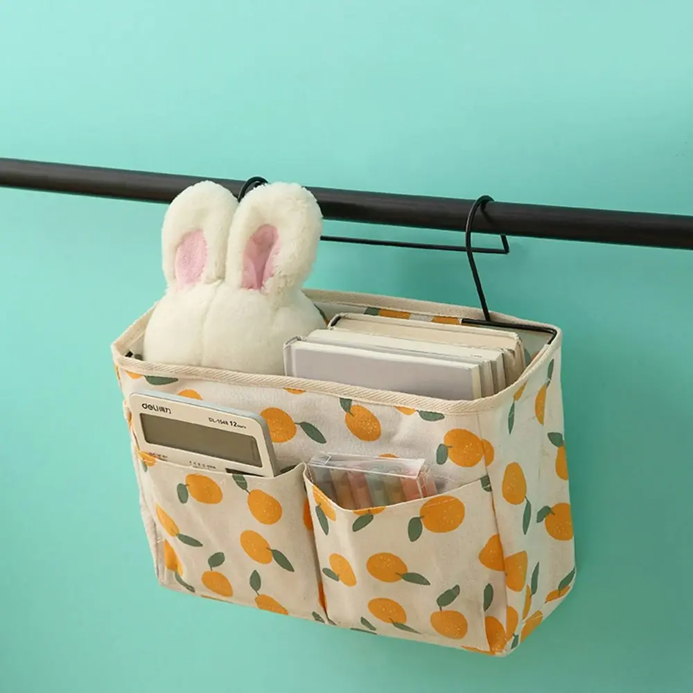 2 Pcs Wall Hanging Organizer Bag Door Hanging Storage Baskets with Pockets