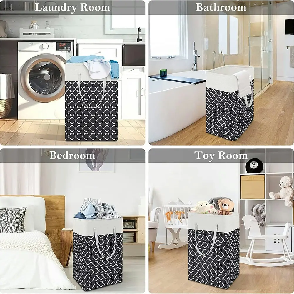 Laundry Baskets Laundry Hamper with Handles Foldable Waterproof Clothes Hamper