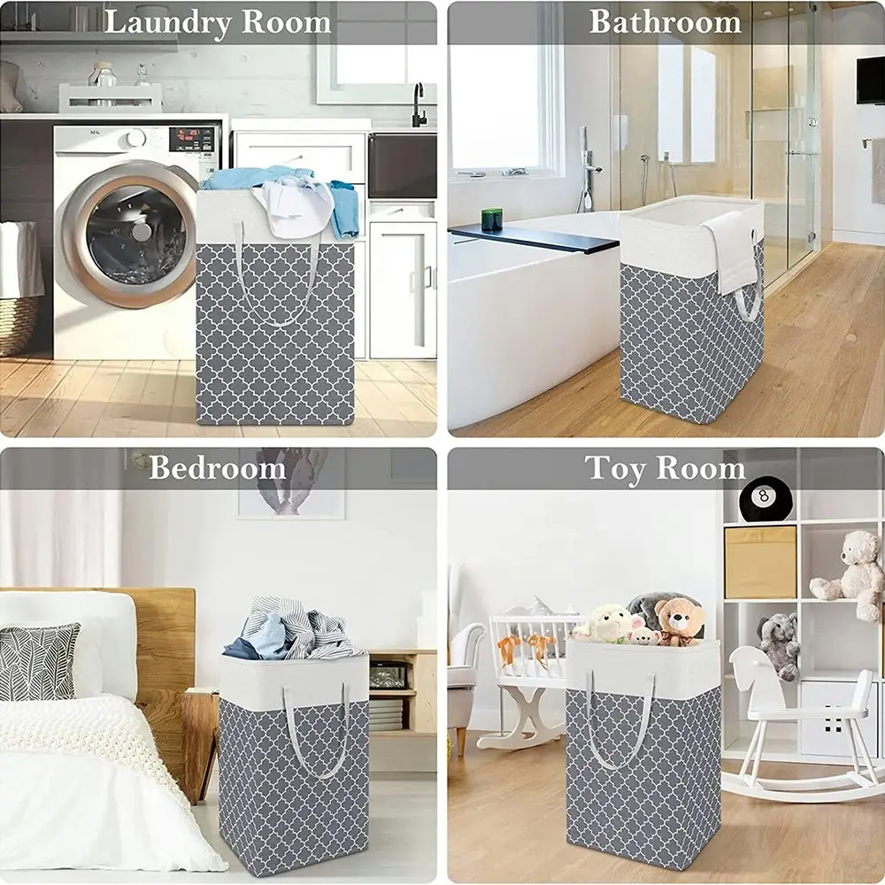 Laundry Baskets Laundry Hamper with Handles Foldable Waterproof Clothes Hamper