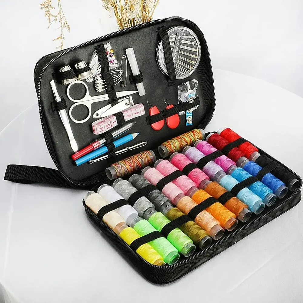 Sewing Kit with Case Portable Sewing Supplies for Home Traveler