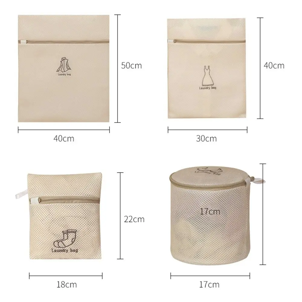 7 Pcs Laundry Bag Thicken Machine Wash Mesh Net Bag Set Package Storage Bags