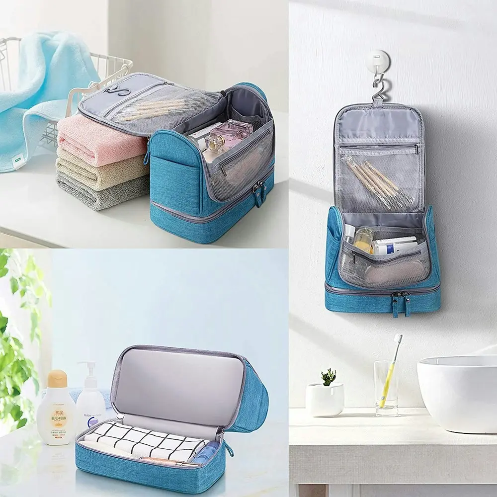 Hanging Toiletry Bag Travel Makeup Bag Cosmetic Bag Bathroom Shower Storage Bag