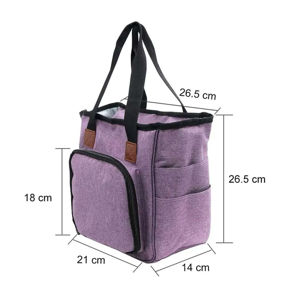 Multifunctional Yarn Bag Knitting Organizer Tote Bag Portable Storage Bag