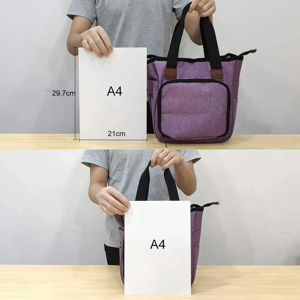 Multifunctional Yarn Bag Knitting Organizer Tote Bag Portable Storage Bag