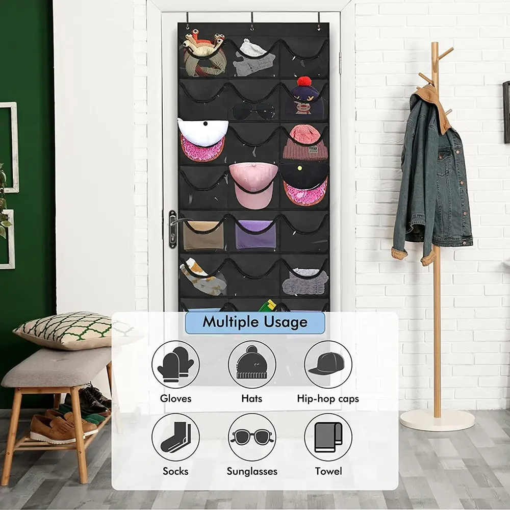 Baseball Caps Storage Bags Protect Hat Door Hanging Holder Hanger Storage Rack