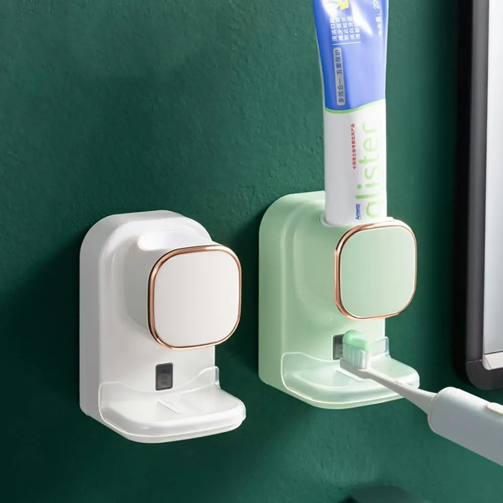 Automatic Toothpaste Dispenser Bathroom Wall-Mounted Holder Toothpaste Squeezer