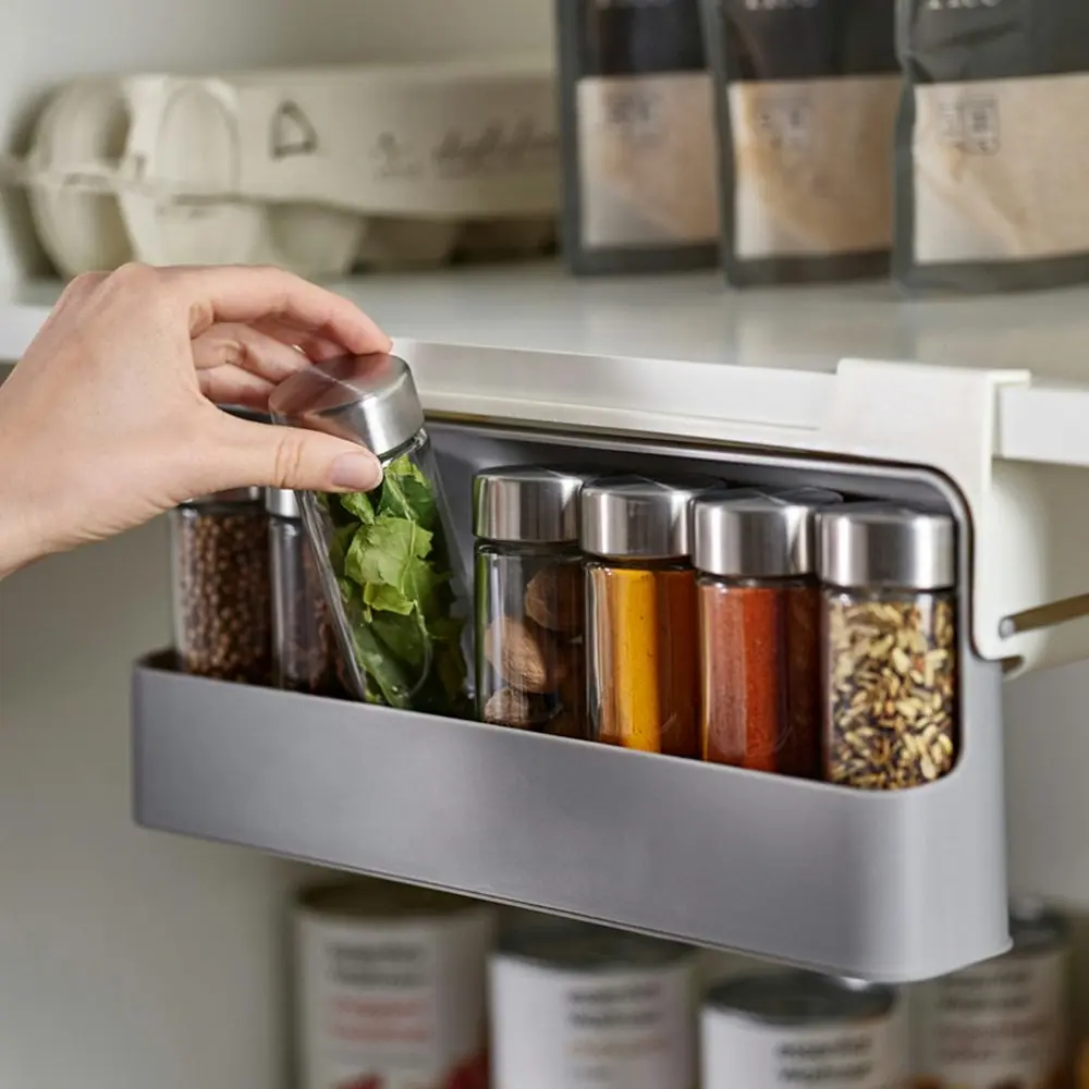 Seasoning Bottle Storage Rack Kitchen Hanging Seasoning Bottle Storage Rack