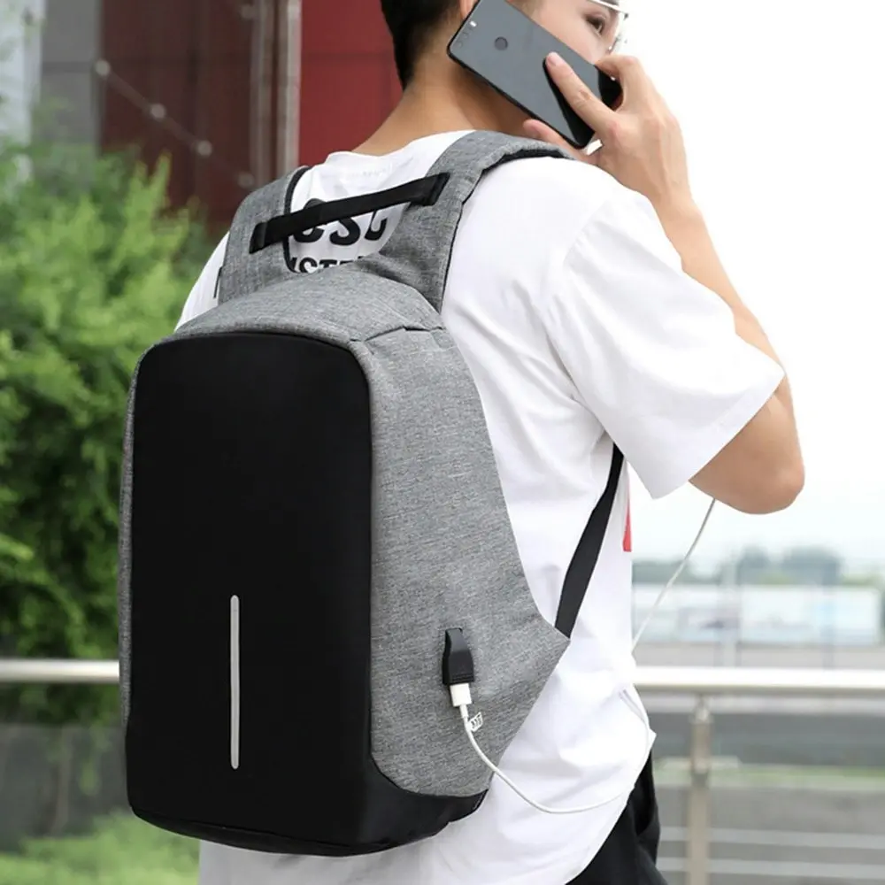 Anti-Theft Laptop Backpack USB Charging Business Travel Bag For Macbook