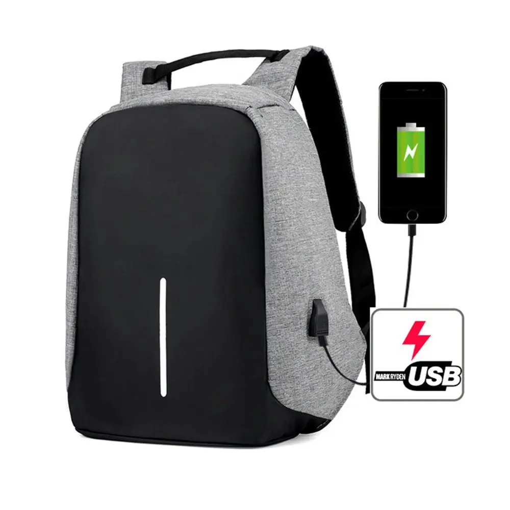 Anti-Theft Laptop Backpack USB Charging Business Travel Bag For Macbook