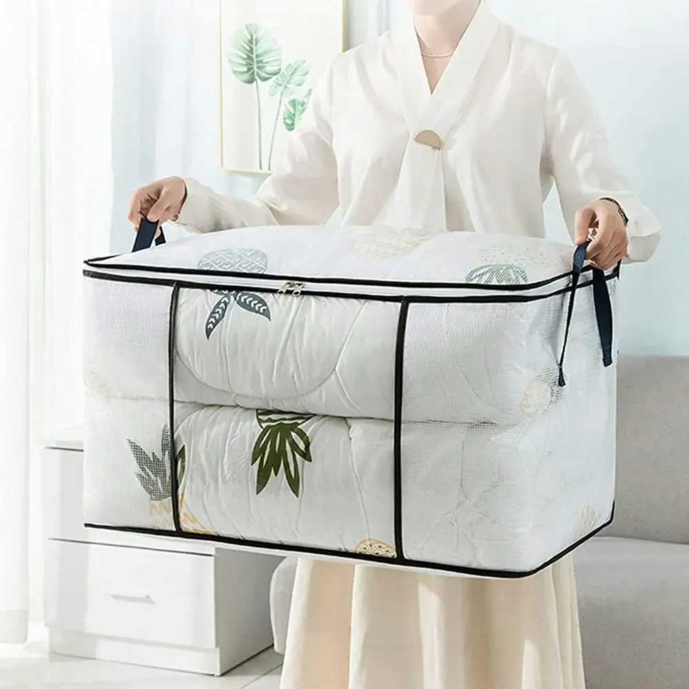 3 Packs Transparent Clothes Closet Storage Bag